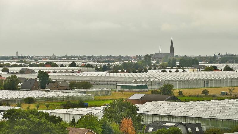 Foto glastuinbouw ter illustratie